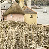 Buy canvas prints of Steps To The Beach, St. Mawes by Linsey Williams