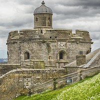Buy canvas prints of St. Mawes Fortress by Linsey Williams