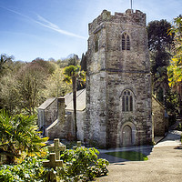 Buy canvas prints of St. Just In Roseland, Cornwall by Linsey Williams