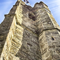 Buy canvas prints of St. Just Church In Roseland Cornwall 3 by Linsey Williams