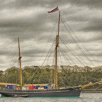Buy canvas prints of Tall Ship Bessie Ellen by Linsey Williams