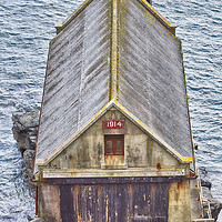 Buy canvas prints of The Old Lizard Point Lifeboat Station, Cornwall by Linsey Williams