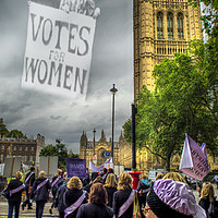 Buy canvas prints of Modern Day Suffrage by Linsey Williams