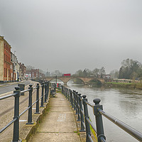 Buy canvas prints of Along the River Severn by Linsey Williams