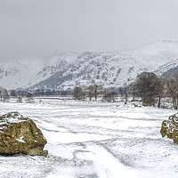 Buy canvas prints of Cumbrian Winter by Linsey Williams