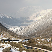 Buy canvas prints of Kirkstone Pass to Brotherswater by Linsey Williams