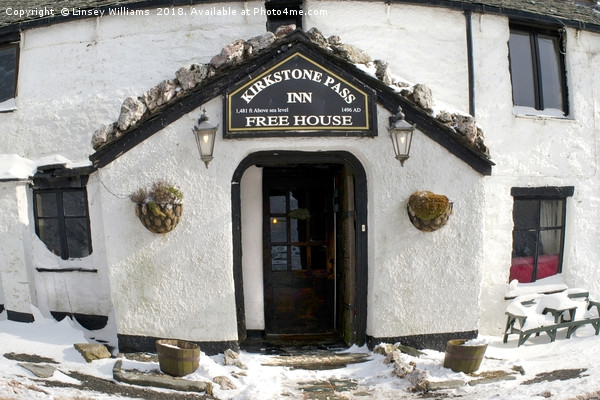 The Kirkstone Pass Inn, Entrance Picture Board by Linsey Williams