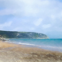 Buy canvas prints of Swanage Impressions by Linsey Williams