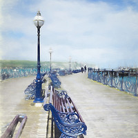 Buy canvas prints of Swanage Impressions  by Linsey Williams
