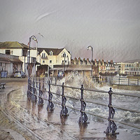 Buy canvas prints of Digital Swanage. by Linsey Williams