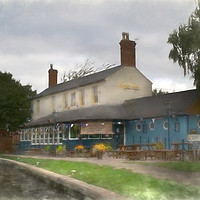 Buy canvas prints of The Boat Inn, Loughborough by Linsey Williams