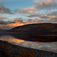 Buy canvas prints of Sunrise Over Loch Linnhe, Scotland by Linsey Williams