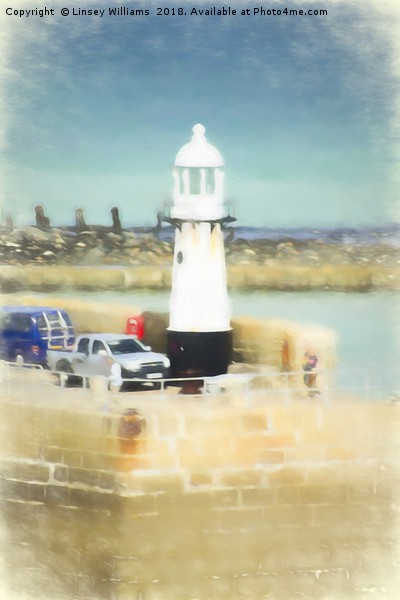 St. Ives Lighthouse Picture Board by Linsey Williams