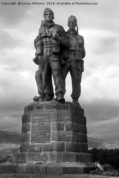 Commando Memorial, Scotland. Picture Board by Linsey Williams