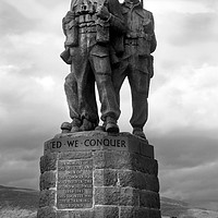 Buy canvas prints of Commando Memorial, Scotland. by Linsey Williams
