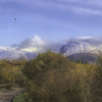 Buy canvas prints of A Road to Ben Nevis by Linsey Williams