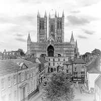 Buy canvas prints of Lincoln Cathedral by Linsey Williams