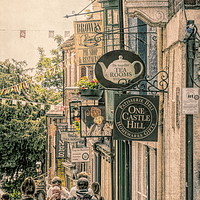Buy canvas prints of Shops in Lincoln                by Linsey Williams