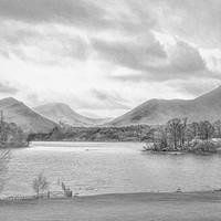 Buy canvas prints of Lake Derwent Cumbria by Linsey Williams