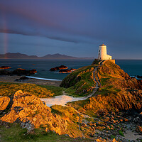 Buy canvas prints of Twr Mawr Lighthouse by J.Tom L.Photography