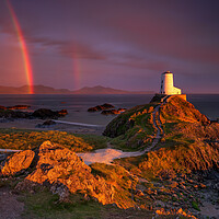 Buy canvas prints of Tŵr Mawr lighthouse, on Ynys Llanddwyn on Anglesey, Wales by J.Tom L.Photography