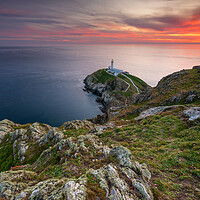 Buy canvas prints of South Stack lighthouse  Holy Island  Anglesey, Wales by J.Tom L.Photography