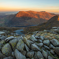 Buy canvas prints of Tryfan and the  Pen Yr Ole Wen  by J.Tom L.Photography