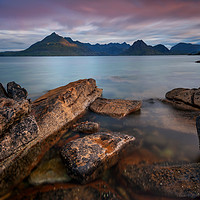 Buy canvas prints of Cuillin Mountains sunrise. by J.Tom L.Photography