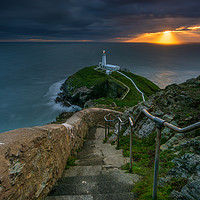 Buy canvas prints of South Stack Lighthouse by J.Tom L.Photography