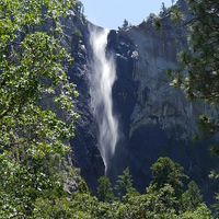 Buy canvas prints of  Waterfall at Yosemite Park by Paula Jardine