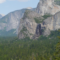 Buy canvas prints of Viewpoint from Half Dome at Yosemite National Park by Paula Jardine