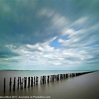 Buy canvas prints of The Breakwater by Keith Mountford