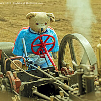 Buy canvas prints of BEARY STEAM DREAM by CATSPAWS 