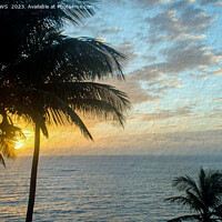 Buy canvas prints of TROPICAL SUNRISE by CATSPAWS 