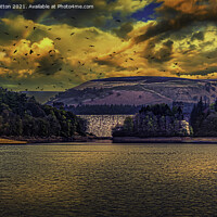 Buy canvas prints of Howden Dam Overflowing by Nigel Hatton