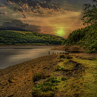 Buy canvas prints of  Early Morning At Derwent Reservoir by Nigel Hatton