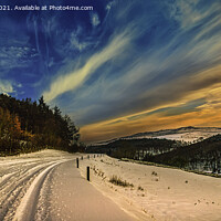 Buy canvas prints of Snow At Ladybower by Nigel Hatton