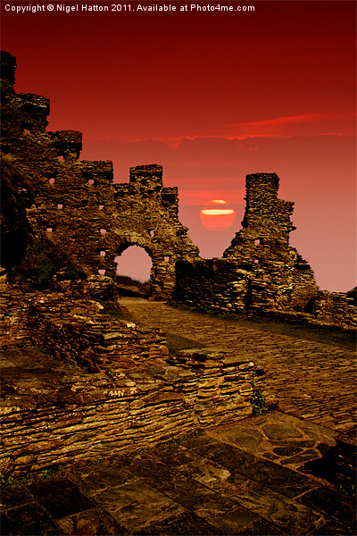 Sun Set Castle Picture Board by Nigel Hatton