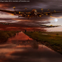 Buy canvas prints of Coming Home by Nigel Hatton