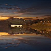 Buy canvas prints of Sunset Reflections by Nigel Hatton