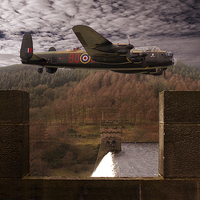 Buy canvas prints of Avro Lancaster Mk1 by Nigel Hatton