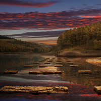 Buy canvas prints of Ouzelden Sunset by Nigel Hatton