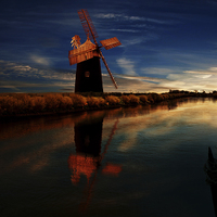 Buy canvas prints of Windmill by Nigel Hatton