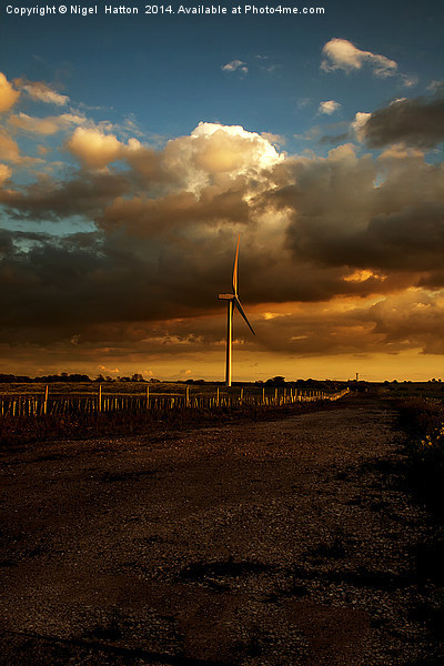 Turbine Picture Board by Nigel Hatton