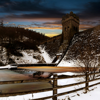 Buy canvas prints of Frozen River  by Nigel Hatton
