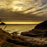 Buy canvas prints of Above Trebarwith by Nigel Hatton
