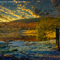 Buy canvas prints of Frosty Morning At Ladybower  by Nigel Hatton