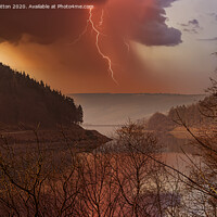 Buy canvas prints of Lightning In The Valley by Nigel Hatton