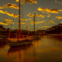 Buy canvas prints of Christmas Boats by Nigel Hatton