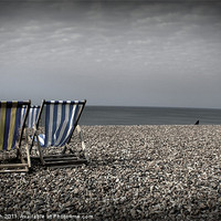 Buy canvas prints of Brighton Deck Chairs by Terry Ash